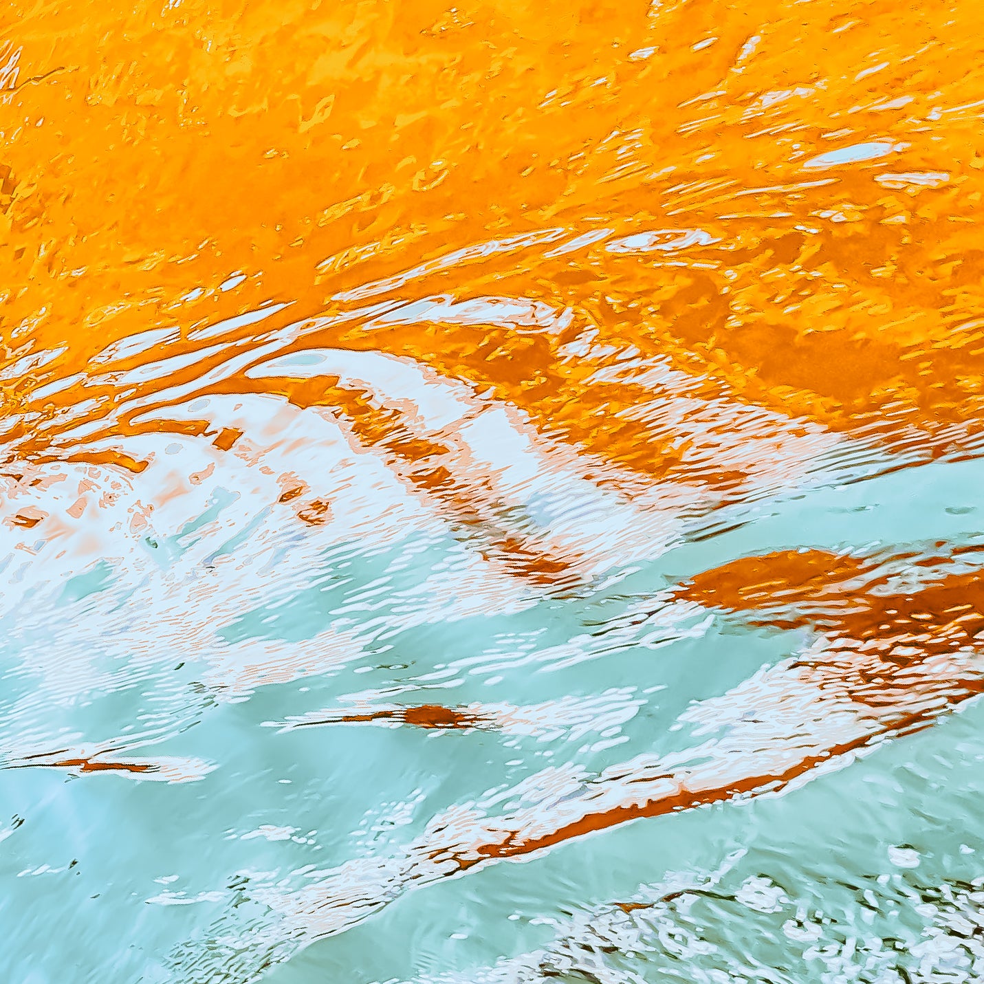 Autumn Foliage Over River