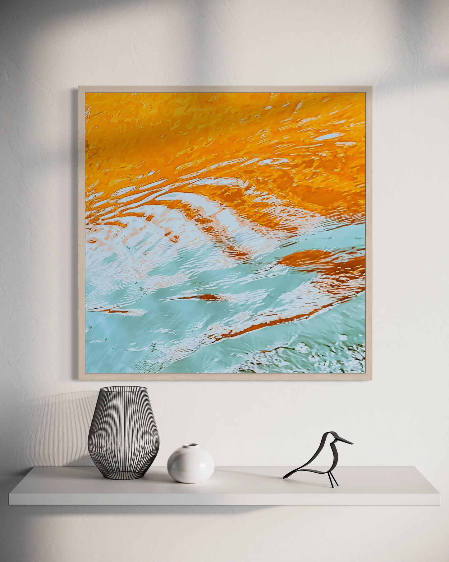 Autumn Foliage Over River